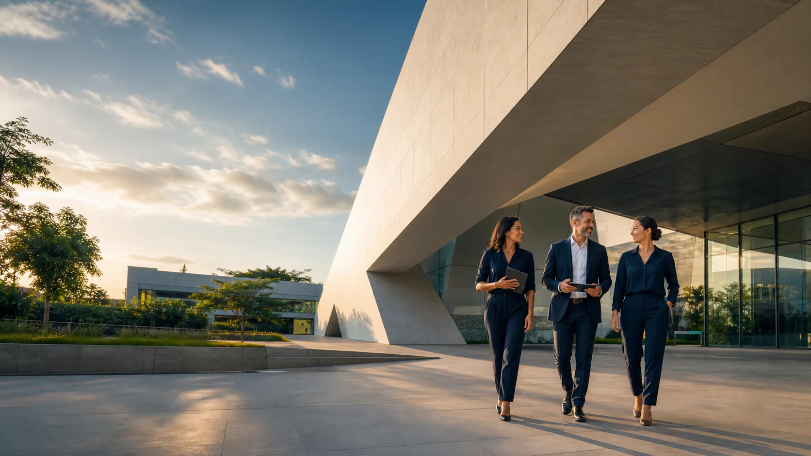 Equipe executiva da Vético em um ambiente empresarial